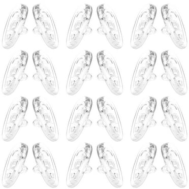 20 Pairs of Nose Pads for Glasses Nonskid Nose Pads Eyeglasses Nose Pads Silicone Flexible Nose Pads