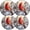 Black1201, variant on Electric Stove Burner Covers,4 Pcs Round Gas Burner Cover,8 and 10 Inch,dragon in the middle of fire and lava