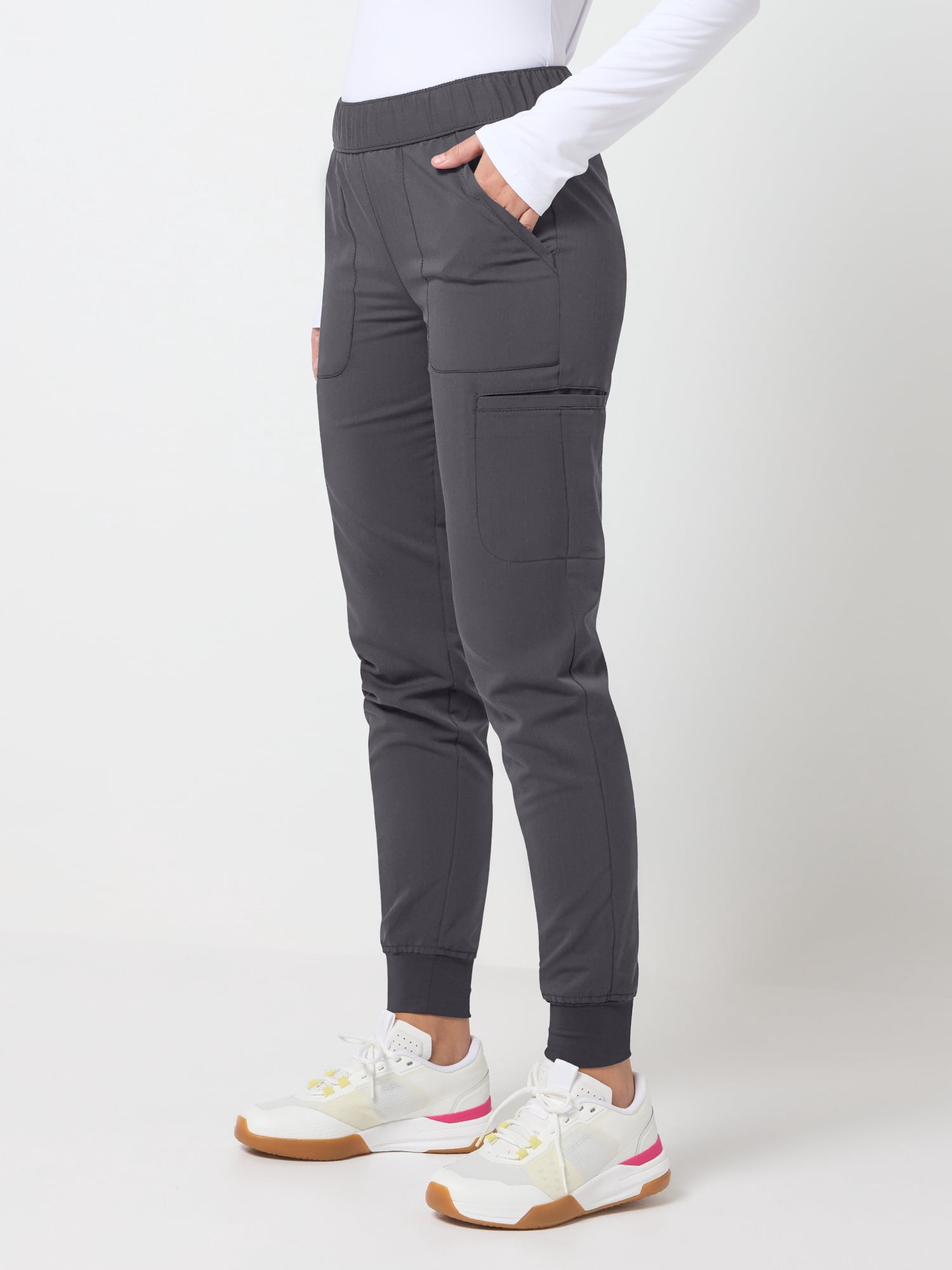 Scrubstar Ultimate Women’s Antimicrobial Cargo Jogger Scrub Pant, Sizes XS–3XL