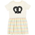 thumbnail image 3 of Inktastic Oktoberfest Pretzel Girls Toddler Dress, 3 of 5