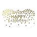 thumbnail image 3 of Andaz Press Metallic Gold Confetti Polka Dots Party Collection, Fancy Frame Labels Stickers, Happy Birthday!, 36-Pack, 3 of 4