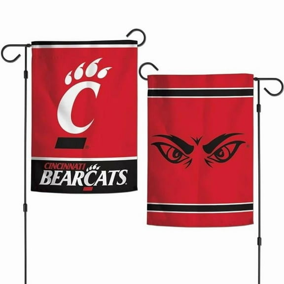 Wraft Fanatics 3208564088 12 x 18 in. Cincinnati Bearcats Garden Flag - Style 2 Sided