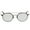 Navy Gunmetal, variant on John Varvatos Mens Gunmetal Silver Round Metal Eyewear Frame V174. 50mm