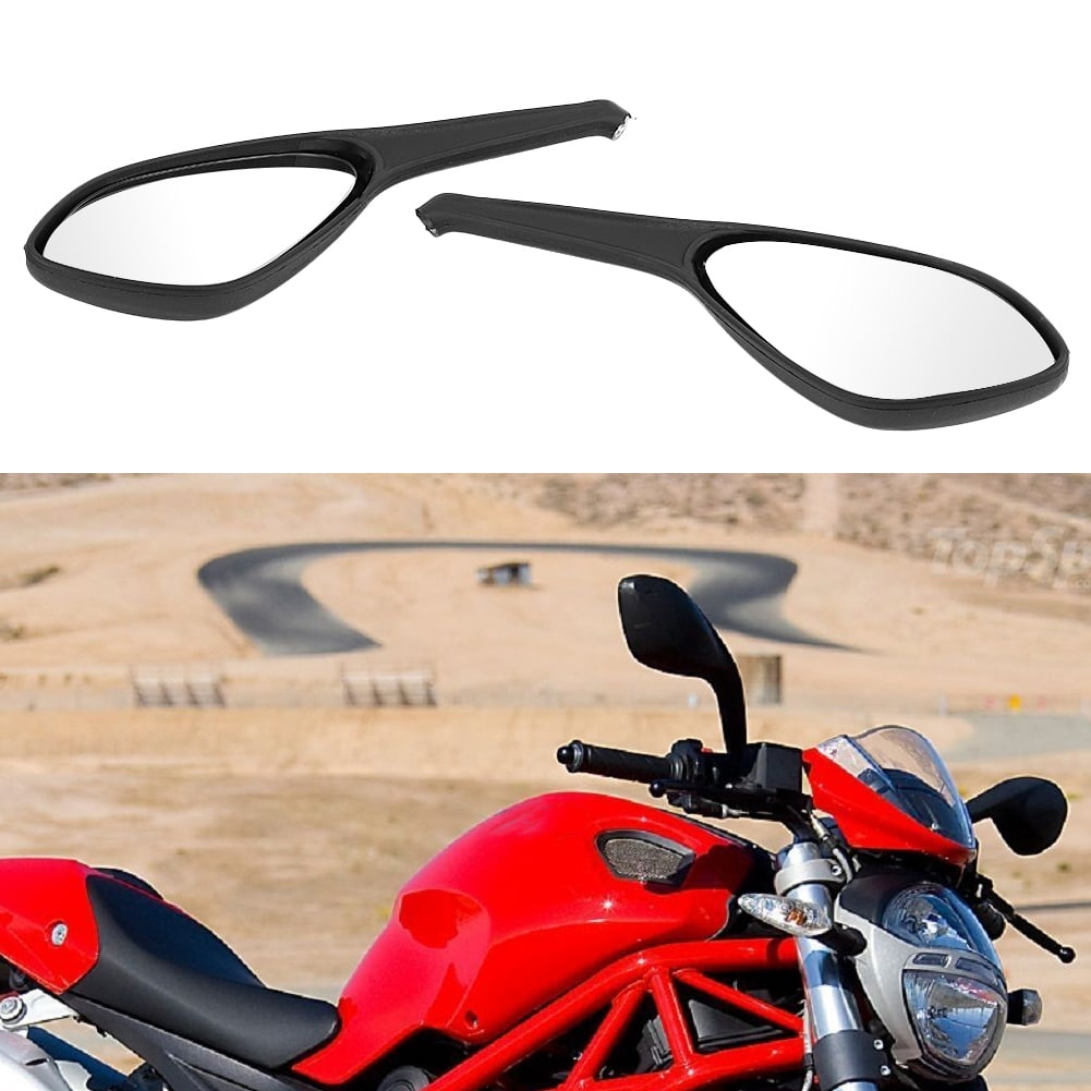 Peahefy 1 Pair Motorcycle Original Rear View Rearview Mirror Fit for DUCATI Monster 696 795 796 1100 Motorcycle Rearview Mirror Motorcycle Mirror Walmart
