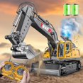 thumbnail image 2 of Excavadora de juguete a control remoto BLUEYAK 17CH con pala de metal 8-12Y, 2 of 8
