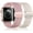 02-Pink+starlight, variant on Magnetic Stretchy Solo Loop - Compatible with Apple Watch Band 40mm 41mm 44mm 45mm 38mm 42mm Ultra/2 49mm Women Men,Elastic Fabric Sport Strap for iWatch Bands Series 9 8 7 6 5 4 3 2,SE/2nd