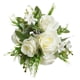 thumbnail image 2 of Bolas de flores artificiales para centros de mesa de 20 cm de diámetro. Blanco, 2 of 9