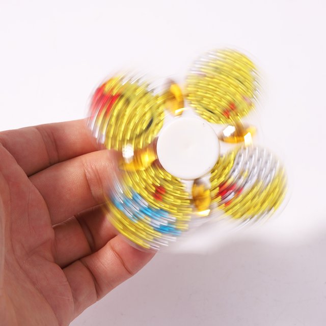 Diamante de doble cara Pintura Fingertip Spinner DIY Spinning Top (TL011) Likrtyny Oficina Multiescena Multifunción