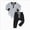 A139-Black, variant on Infant Newborn Baby Boy Clothes Fall Winter Outfits 0 3 6 9 12 18 24 Months Infant Long Sleeve Stripe Rompers Jogger Pants Sets Infant Boys Clothes,0-3 Months,White