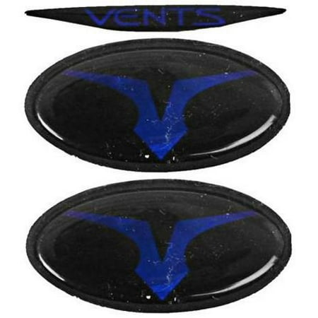 Empire Vents Mask Logo Set & Retainers - Blue (22165)