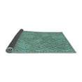 thumbnail image 2 of Ahgly Company Indoor Round Abstract Light Blue Contemporary Area Rugs, 6' Round, 2 of 4