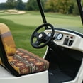 thumbnail image 3 of Yuyamidu Highland Cow Golf Cart Seat Covers Southwest Aztec Backrest Cover Bench Seat Cover Sunflower Golf Cart Seat Cushion for Club Car and More 2 Person Seats Golf Carts, 3 of 7