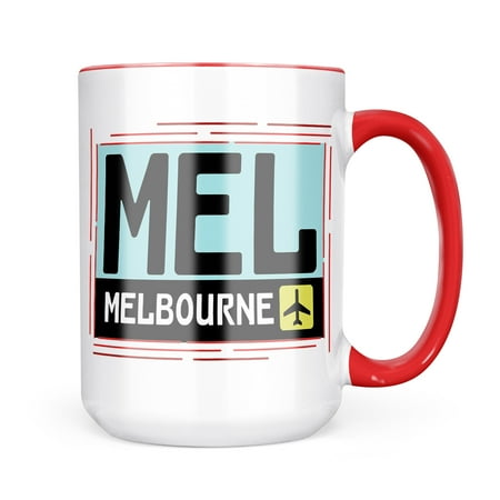 

Neonblond Airport code MEL / Melbourne country: Australia Mug gift for Coffee Tea lovers