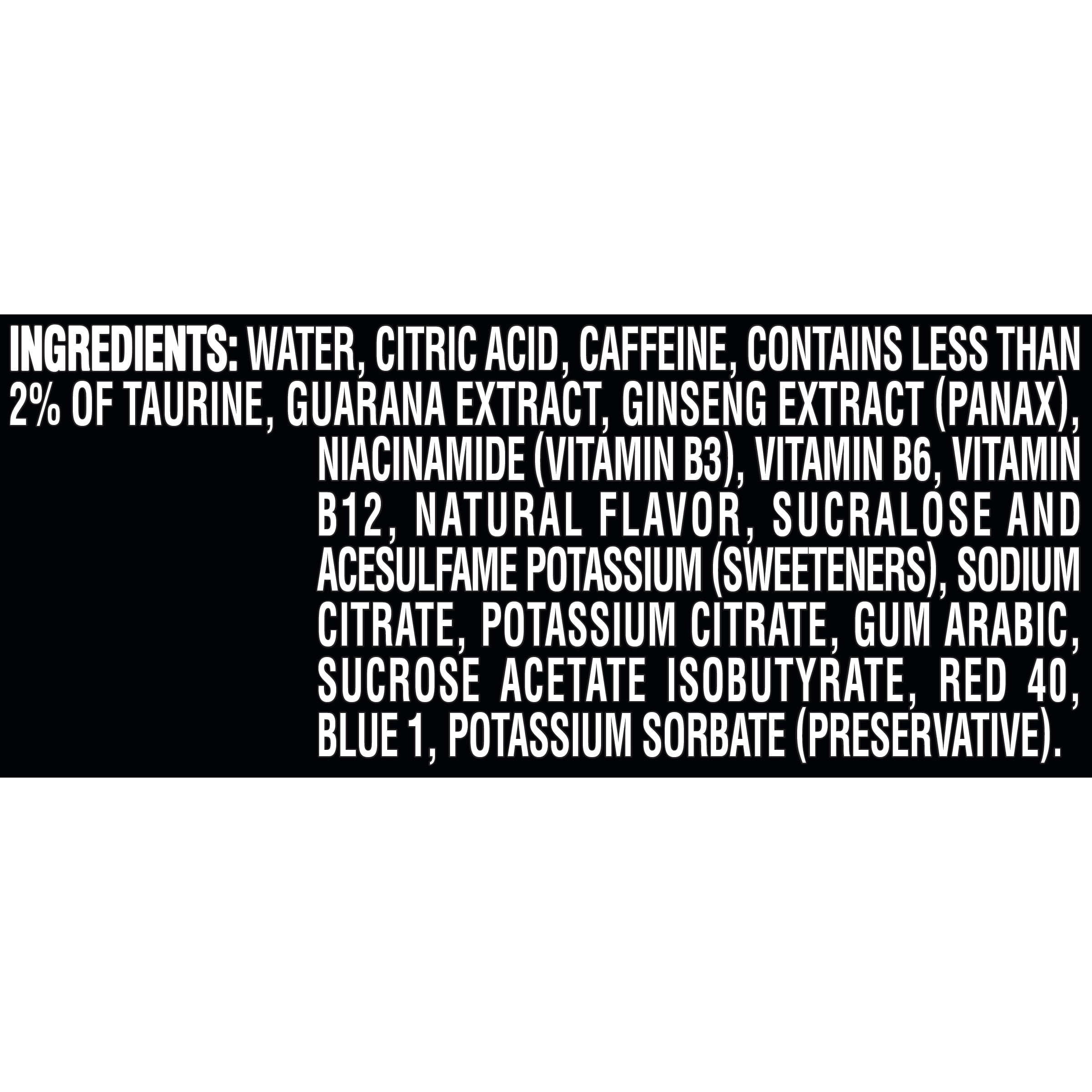 Mio Energy Nutrition Facts Caffeine Blog Dandk