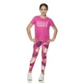 thumbnail image 6 of Reebok Girl's Athletic Printed Capri Legging, Sizes 4-18, 6 of 7