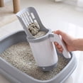 thumbnail image 5 of Portable Integrated Cat Litter Box, Convenient Waste with Built In Storage for Daily Cleaning, Enclosed Travel Tray, 5 of 7