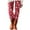 Red, variant on Womens Pants Summer Clothes Womens Fashion Casual Christmas Printed Tight Leggings High Waist Long Pants