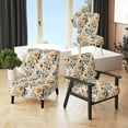 thumbnail image 1 of Designart "Cozy Rustic Floral Glow II" Beige Floral Upholstered Accent Chair - Cottage Arm Chair For Living Room, 1 of 7