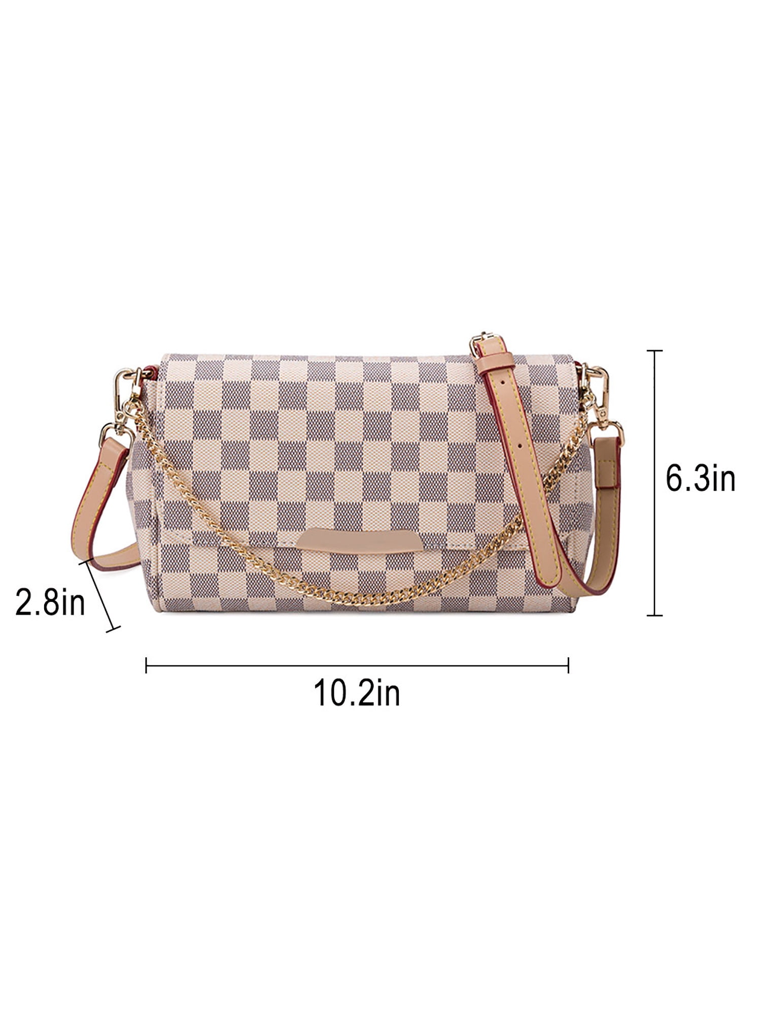 Sexy Dance 2Pcs Women School Backpack Purse Checkered Shoulder Handbag Chic  Tote Work Bag Anti-Theft Rucksack Daypack with Inner Pouch Wallet 
