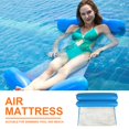 thumbnail image 1 of Hamaca de agua Colchón de aire inflable Piscina Cama de playa Azul oscuro Azul Sywqhk Para Estrenar, 1 of 2