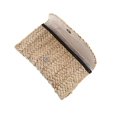 thumbnail image 2 of CHUANK Pochette de Plage en Paille Tressée pour Femmes, Sac à Main Rétro en Rotin Tricoté Fait à la Main, Pochette en Rotin Tressée à la Main, Portefeuille de Plage, 2 of 4