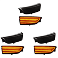 thumbnail image 2 of 6x Car Dynamic LED Turn Signal Rearview Mirror Lights Blinker for  Everest 2015-2019  T6   Smoke, 2 of 8