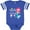 Football Blue and White, variant on Inktastic Mermaid in Training Girls Baby Bodysuit