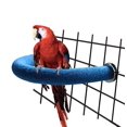thumbnail image 2 of Percha de loro de superficie rugosa – Arenas de cuarzo. Jaula de pájaros para periquitos pequeños, cacatúas, guacamayos, loros, pájaros de amor, jaulas, jaulas de juguete, forma de U, 2 of 5