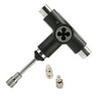 thumbnail image 3 of SKISUNO Skateboard Tool for cruisers All-In-One Durable ABS Plastics Black 1Pack, 3 of 8