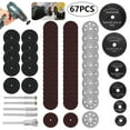 thumbnail image 2 of 67 Pcs  Cutting Wheels For Rotary Disc Tool Die Grinder Metal Cut For Rotary Tools Mold Grinder Metal Cutting Disk, 2 of 11