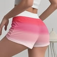 thumbnail image 5 of Women's Pajamas Shorts Clearance Under $5 Summer Striped Elastic Waist Button High Waist Slim Pajamas Shorts, 5 of 5