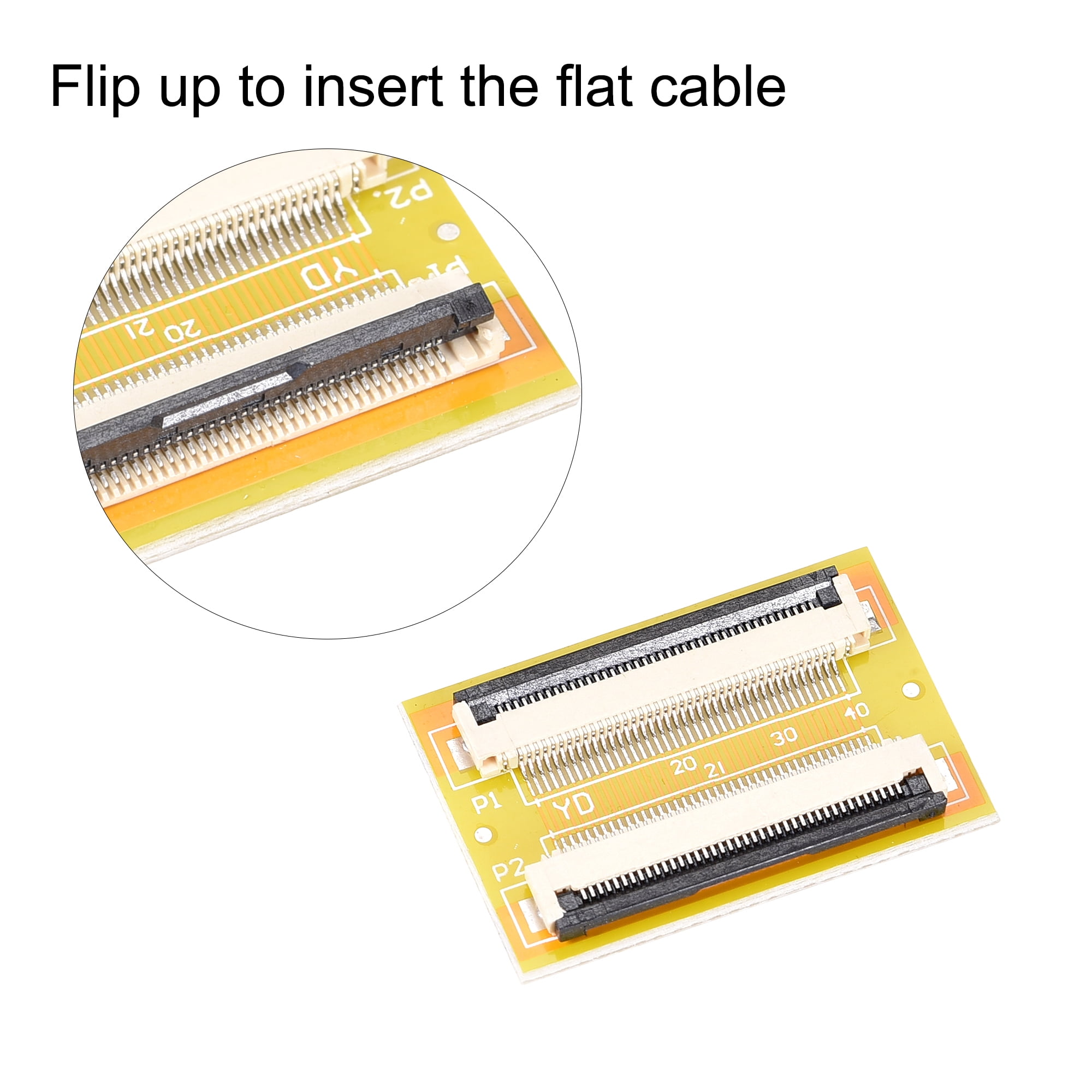 A Type Flexible Flat Cable and Flip Up to Mount Adapter Kit,16P 1.0mm Pitch 20cm 
