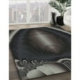 thumbnail image 2 of Ahgly Company Indoor Rectangle Patterned Silver Gray Novelty Area Rugs, 3' x 5', 2 of 6
