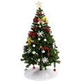 thumbnail image 4 of 36” Faux Fur Christmas Tree Skirt(Snowy White) for Holiday Tree Decorations, 4 of 6
