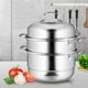 thumbnail image 2 of Juego de Ollas Vaporeras Acero Inox Aquila 2 Niveles, 2 of 9