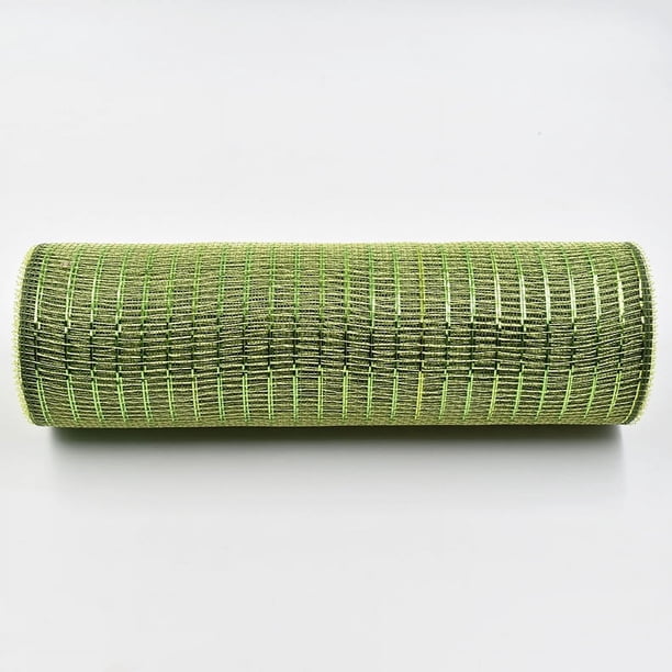 Nvzi 3 rollos de malla decorativa para decorar y hacer manualidades, color verde