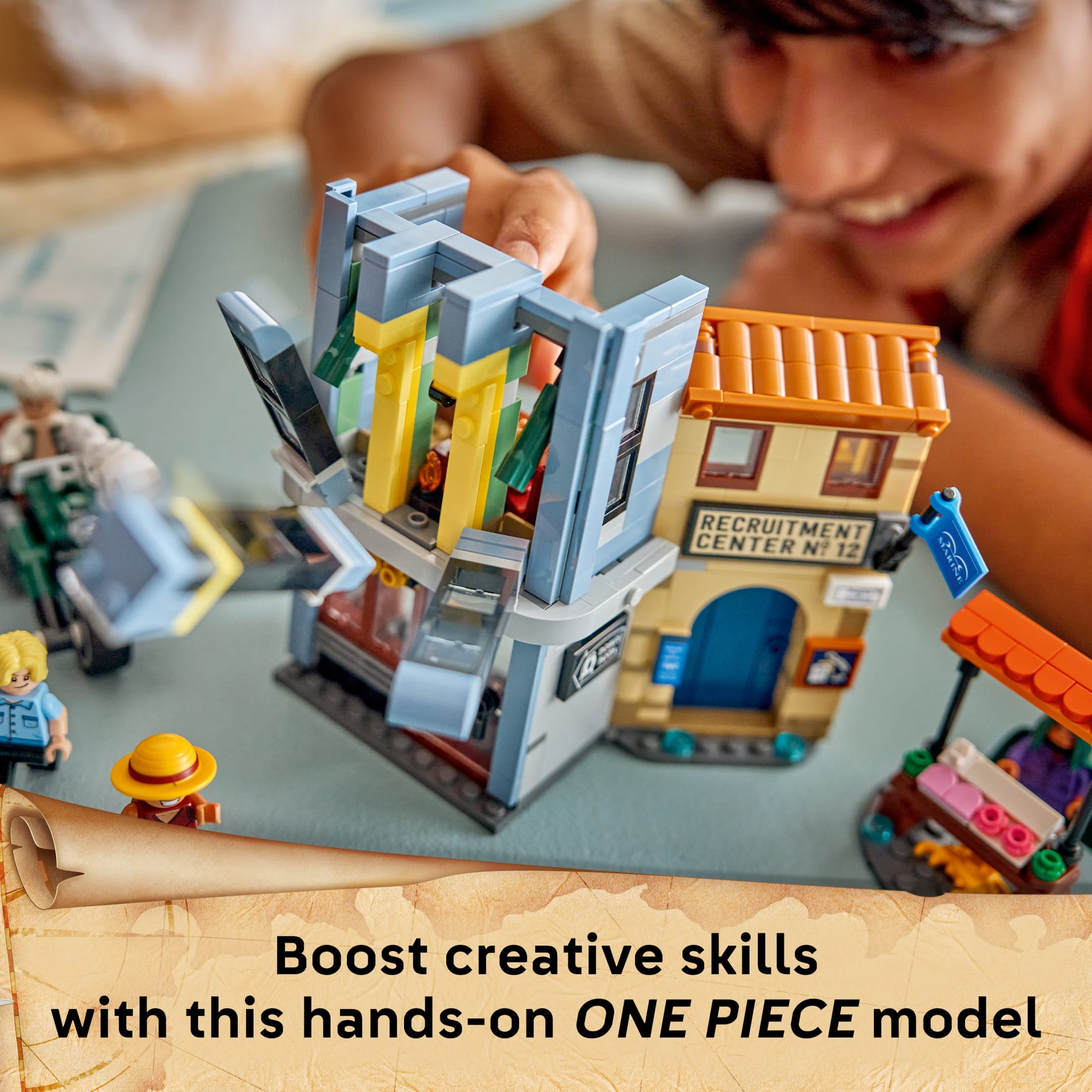 LEGO ONE PIECE Showdown with Captain Smoker - Building Toy for
