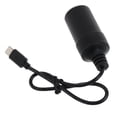 thumbnail image 3 of USB C Port 12V Car Cigarette lighter Socket Power Female Converter Adapter Cable, 3 of 10