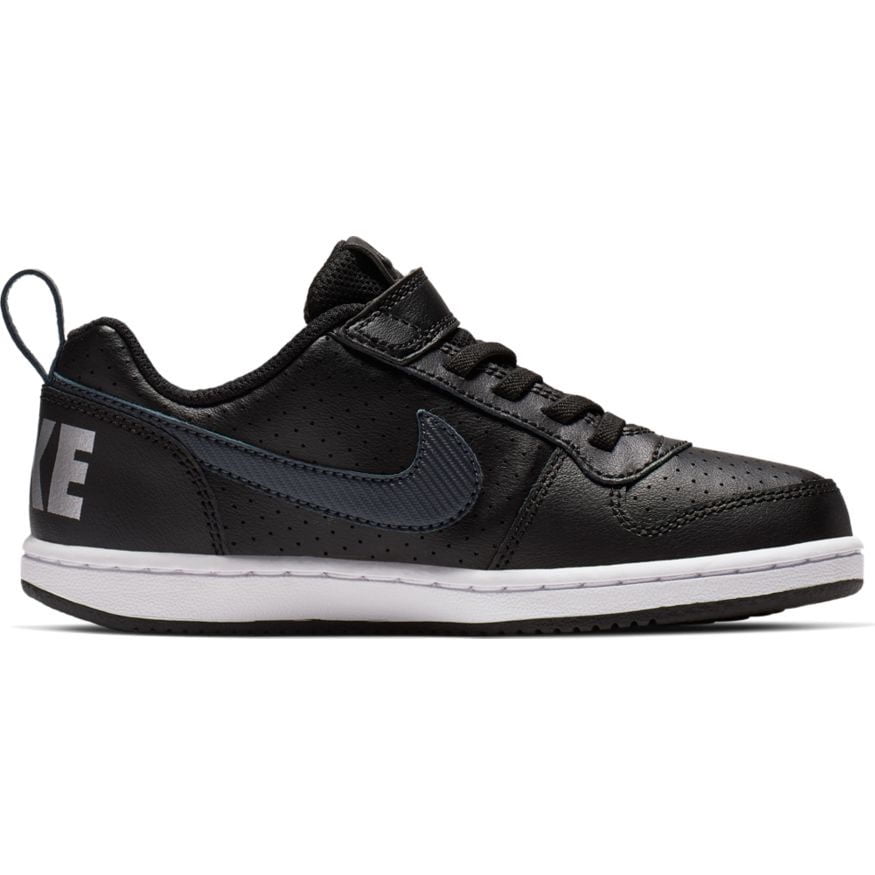 Nike Nike Bv0746 001 Little Kid S Black White Court Borough Low Sneaker 11 M Us Little Kid Walmart Com Walmart Com