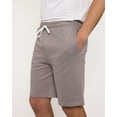thumbnail image 5 of Real Essentials 3 Pack: Men's Soft 9" Fleece Lounge Sweat Short, 5 of 6