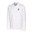 thumbnail image 2 of Men's Cutter & Buck White Mississippi State Bulldogs Advantage Tri-Blend Pique Long Sleeve Polo, 2 of 3