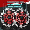 thumbnail image 5 of BUCKLOS 160 mm 180mm 203mm Disc Brake Rotor, MTB Mountain Bicycle Rotor, Aluminum Heat Dissipation Road Mountain Bike Floating Rotors with 6 Bolts, Fit for Road Bike, Mountain Bikes, BMX, 5 of 7