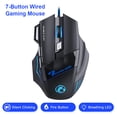 thumbnail image 4 of Methold Reemplazo de ratón con cable LED Ratones de juego Cable largo Ergonómico Hogar Oficina Gamer Principiante Profesional Portátil externo Videojuegos y accesorios, 4 of 6