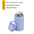 thumbnail image 2 of RTIC 16 oz Ceramic Lined Insulated Outback Water Bottle, Leak Resistant, Periwinkle, 2 of 8