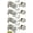 Satin Nickel, variant on 3 Set All Keyed Same Entry Door Knobs and Single Cylinder Deadbolt Combo Set for Entrance and Front Door, Keyed Alike Exterior Door Lock Set with Keys, Satin Nickel Deadbolt Lock and Door Knob Set