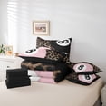 thumbnail image 6 of Erosebridal Billiards Games 7-Piece Bedding Comforter Set,Chic Leopard Print King Bedding Sets For Ball Game Lovers,Reversible, 6 of 7