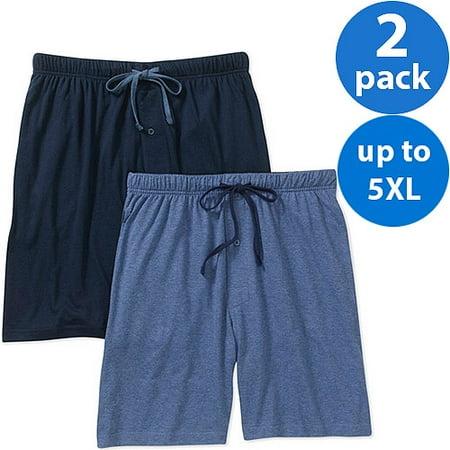 Hanes Mens 2-Pack Knit Sleep Jam Short
