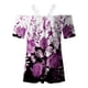 thumbnail image 5 of Blusa informal de manga corta con cuello en V y encaje con hombros descubiertos para mujer OAVQHLG3B Store  lin121212, 5 of 5
