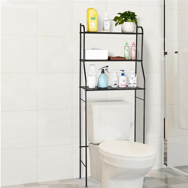 bathroom shelf over toilet space saver