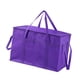 thumbnail image 3 of Bolsa de entrega aislada Tota de compras de comestibles Bolsa de transporte Pizza Calentante de transporte para comercio personal de compras para el Violeta, 3 of 8